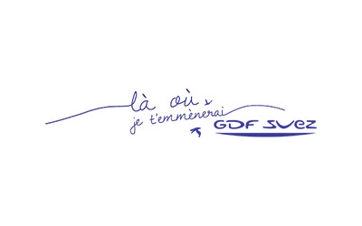 Logo de GDF Suez / Là où je t’emmènerai